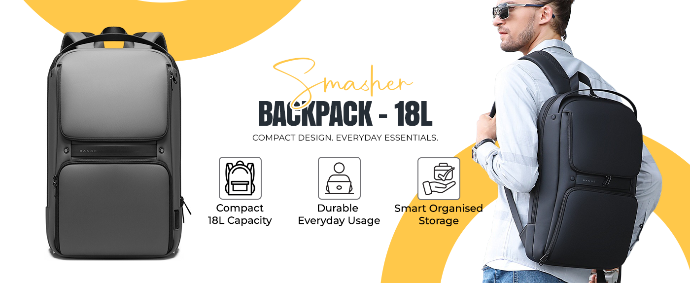 SMASHER BACKPACK - BLACK - 18L