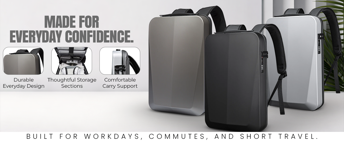 HARD IRONLOOK BACKPACK - BLACK - 21L