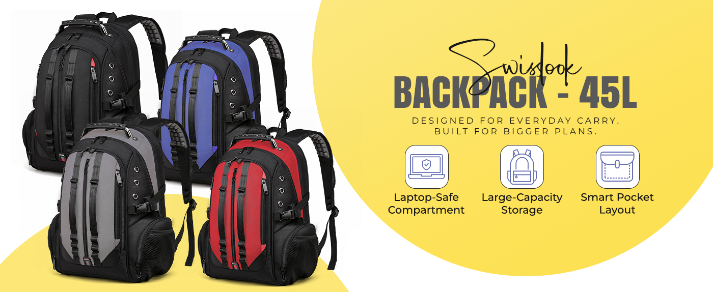 SWISSLOOK BACKPACK - GREY - 45L