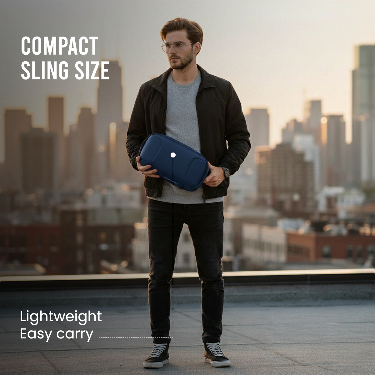 SURGE SLING BAG - BLUE