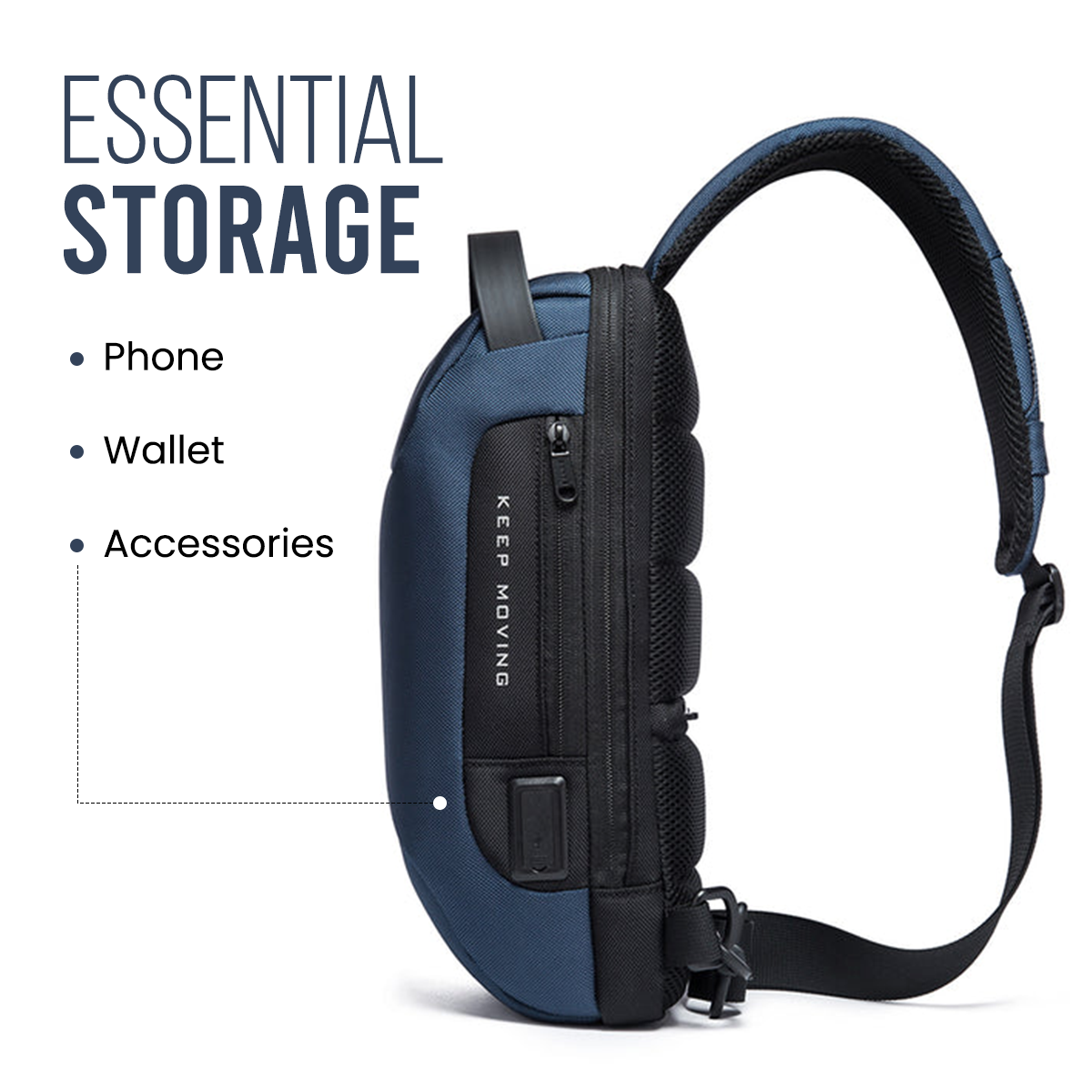 SURGE SLING BAG - BLUE