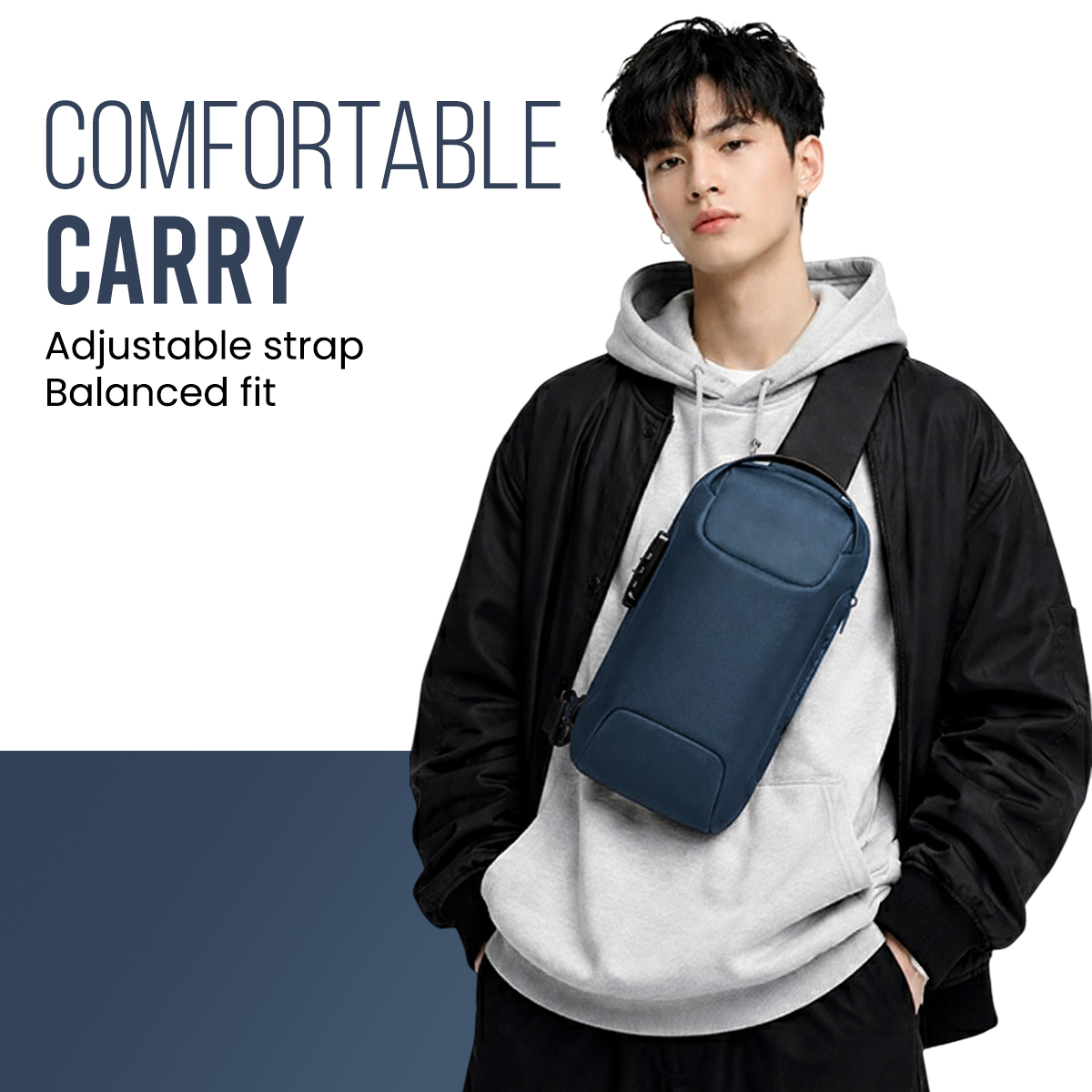 SURGE SLING BAG - BLUE