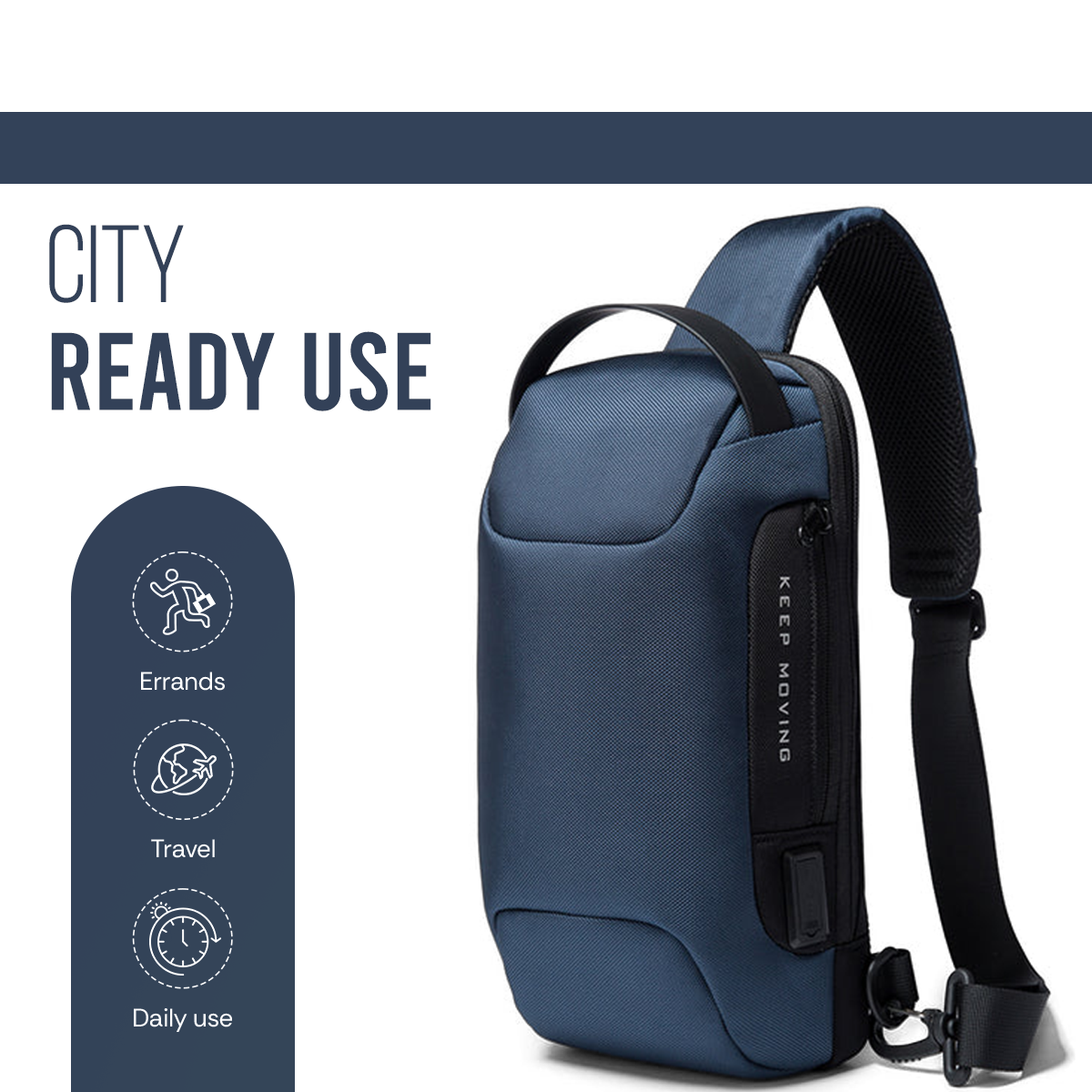 SURGE SLING BAG - BLUE