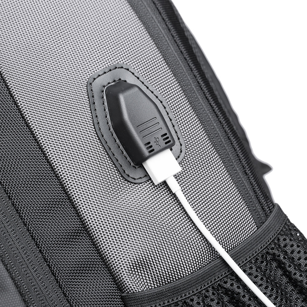 Swiss Cut Design Backpack - 26L Grey