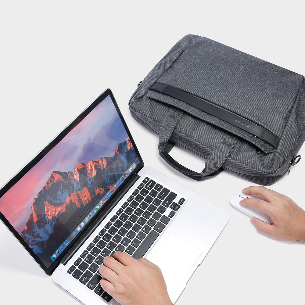 Red Lemon Bange Men's Professional Briefcase Office Messenger Bag fits upto 15.6" Laptop/Macbook with Handles & Detachable Shoulder Strap, Spacious Pockets, Water-proof & wrinkle-free