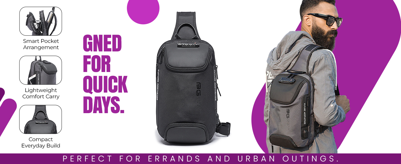 PROTECTOR SLING BAG - BLACK