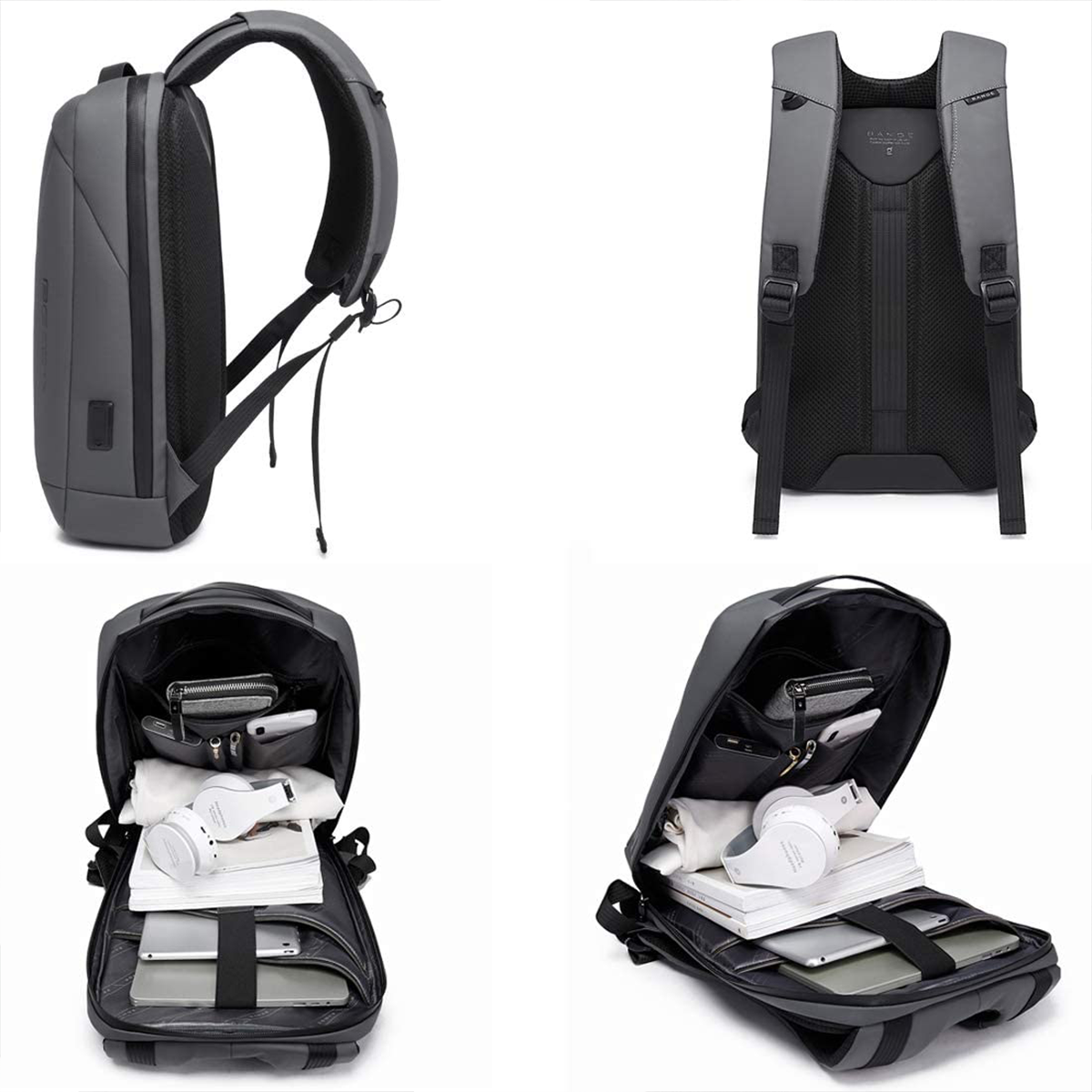 Anti Theft Lock Backpack Laptop Bag Waterproof 156 Inch Daypack Mochila Eva  Impact Protection color  Black  Fruugo IN