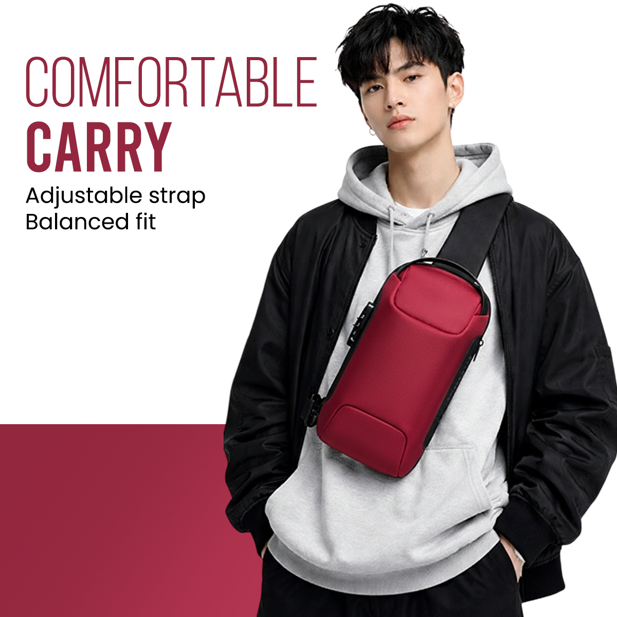 SURGE SLING BAG - RED