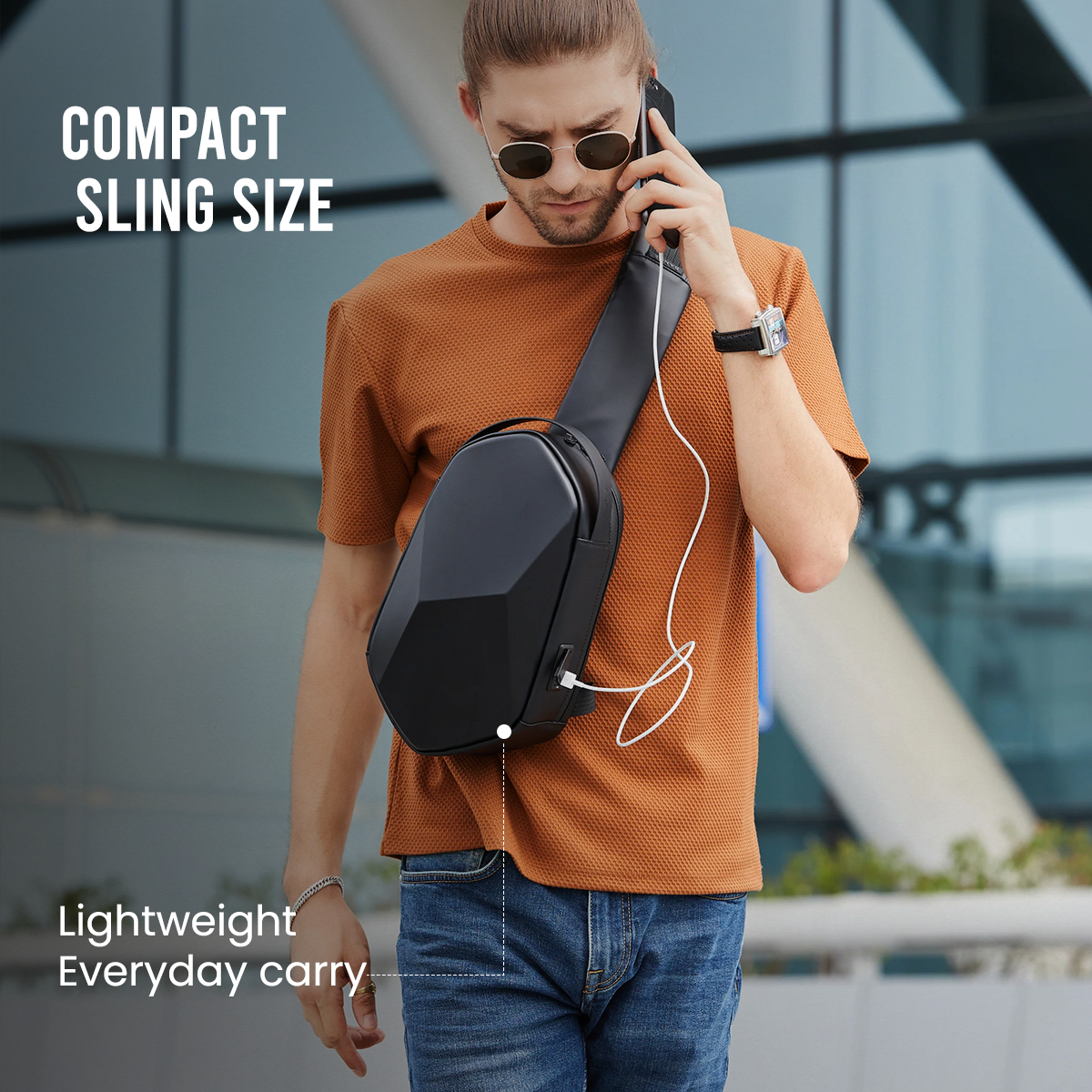 RIDGE SLING BAG - BLACK