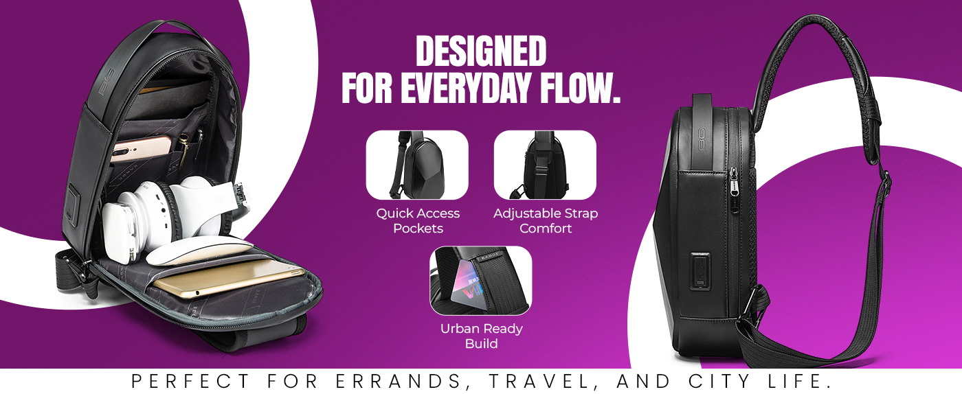 RIDGE SLING BAG - BLACK