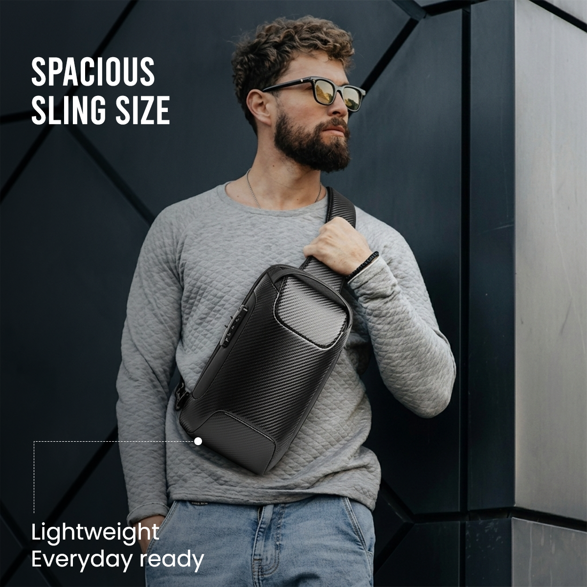 SURGE SLING BAG PLUS - BLACK