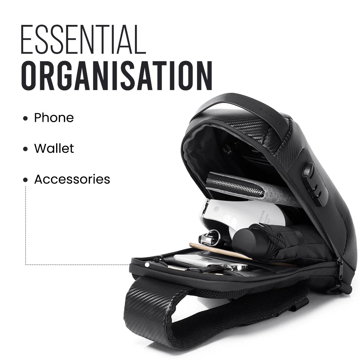 SURGE SLING BAG PLUS - BLACK