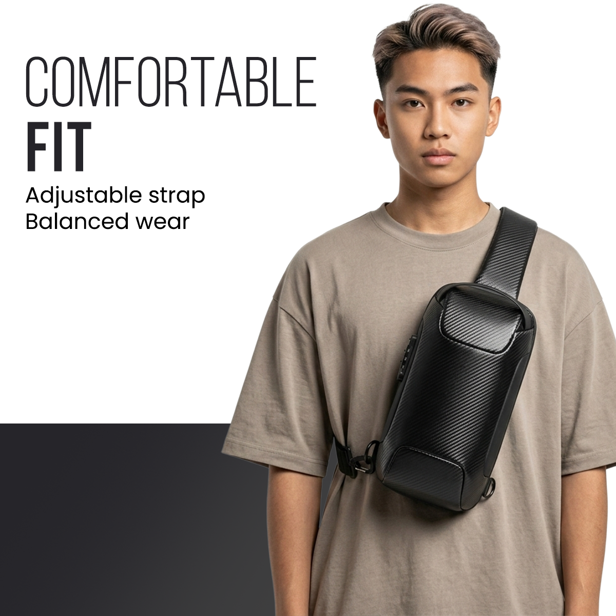 SURGE SLING BAG PLUS - BLACK