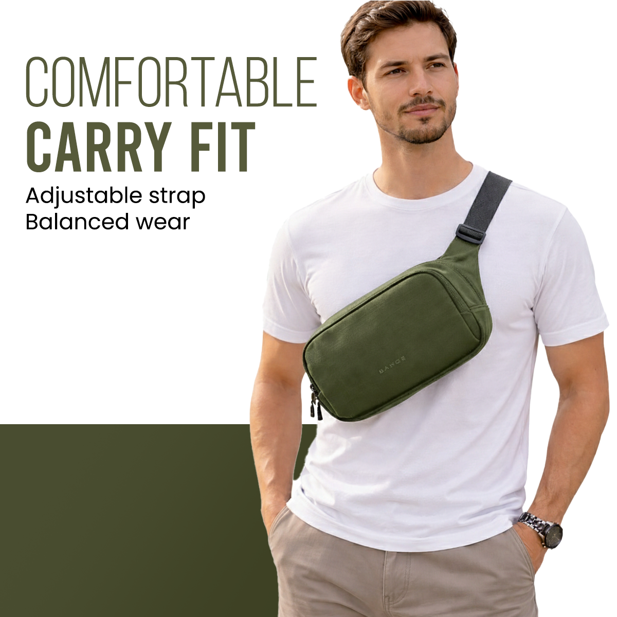 URBAN GO SLING BAG - GREEN