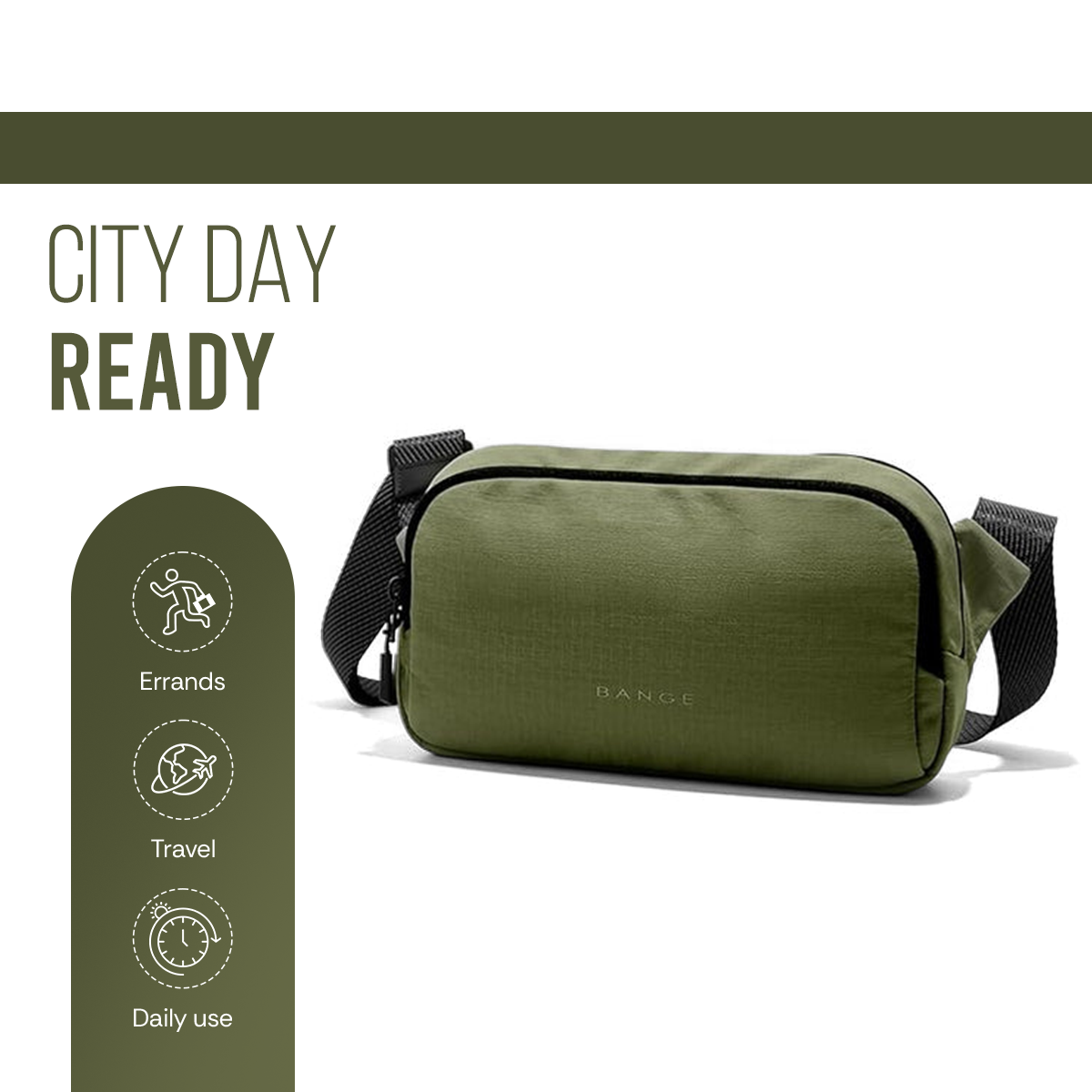 URBAN GO SLING BAG - GREEN