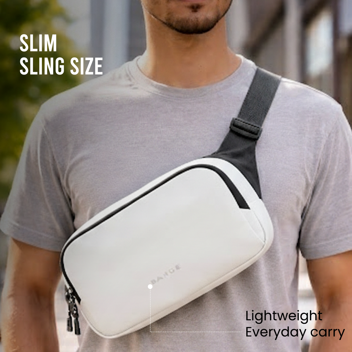 URBAN GO SLING BAG - WHITE