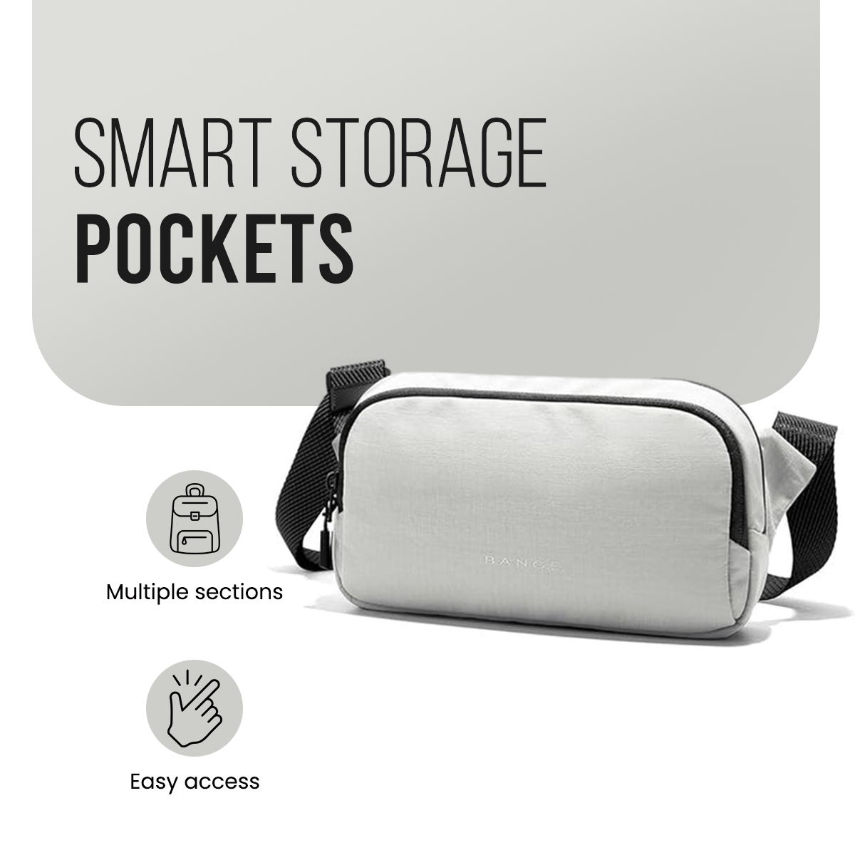 URBAN GO SLING BAG - WHITE