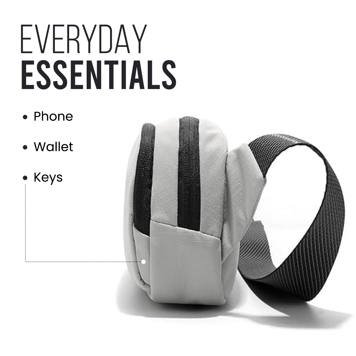 URBAN GO SLING BAG - WHITE