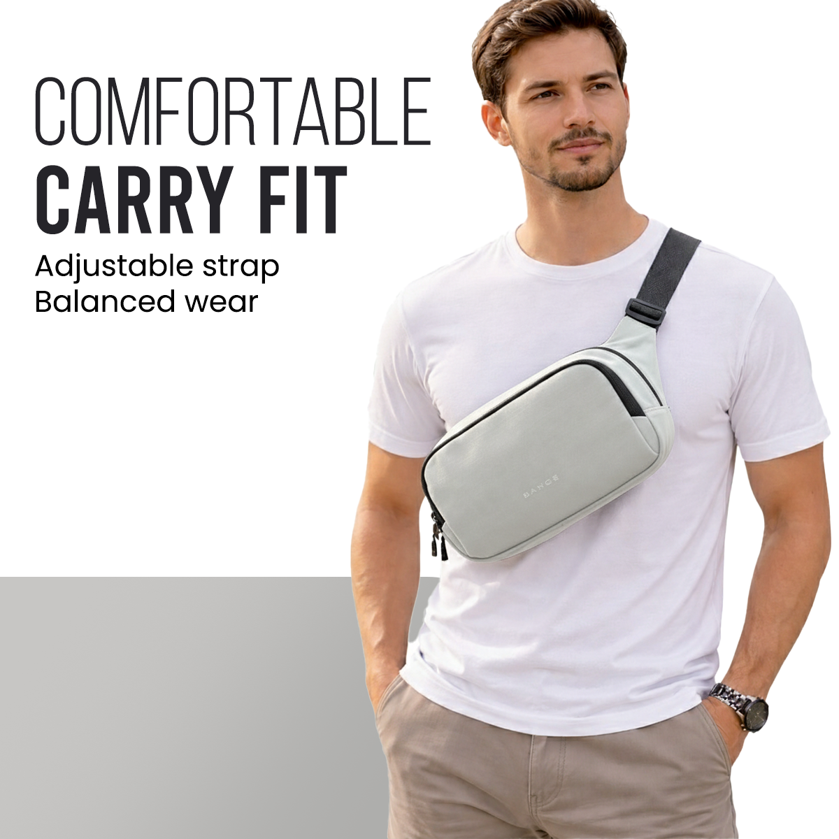 URBAN GO SLING BAG - WHITE