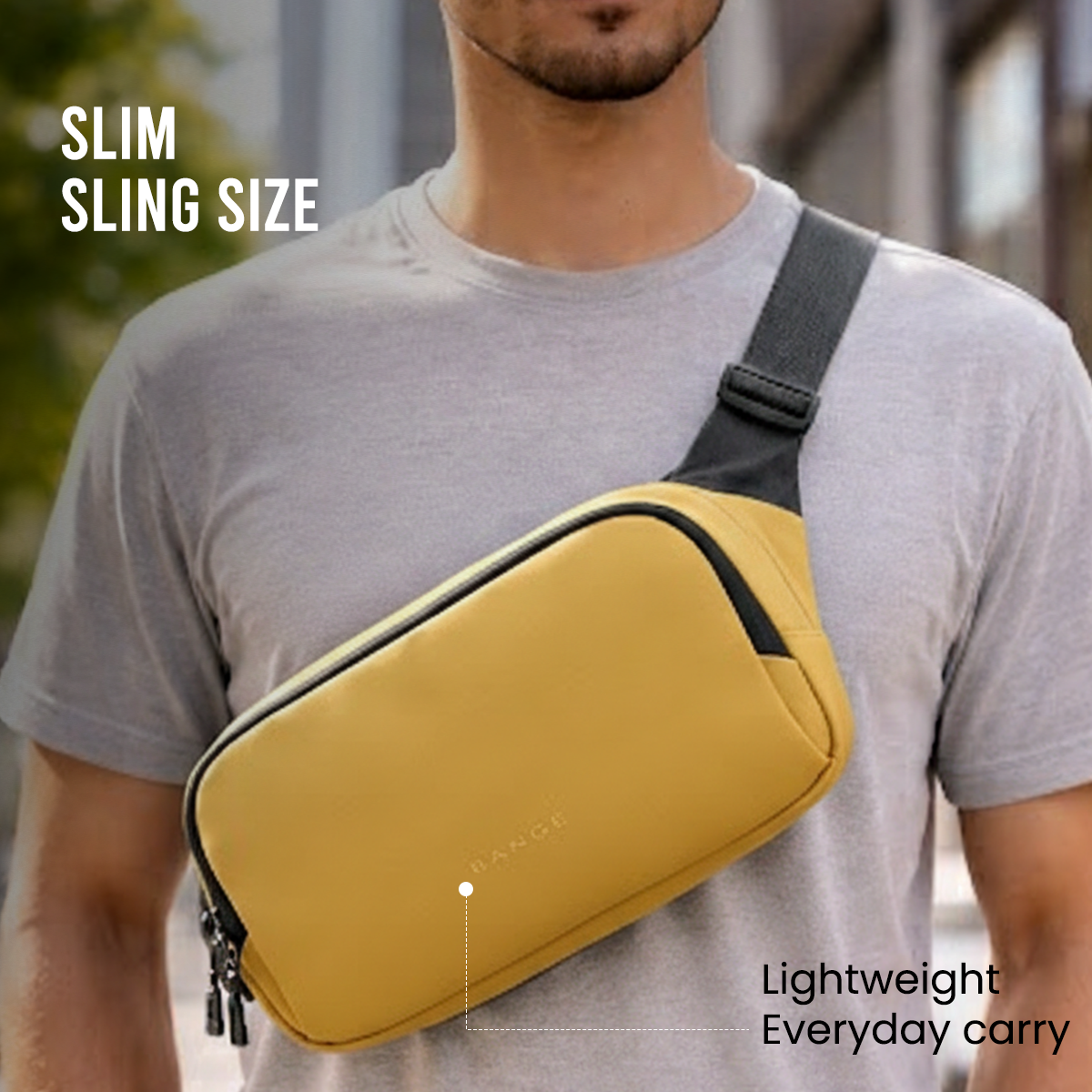 URBAN GO SLING BAG - YELLOW