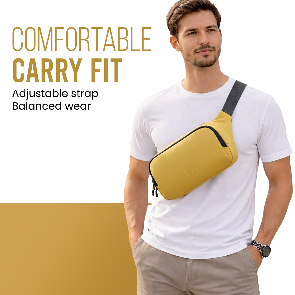 URBAN GO SLING BAG - YELLOW