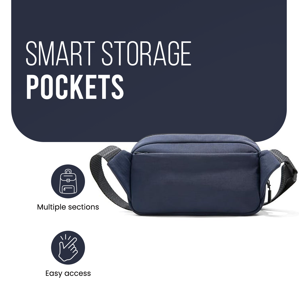 URBAN GO SLING BAG - BLUE