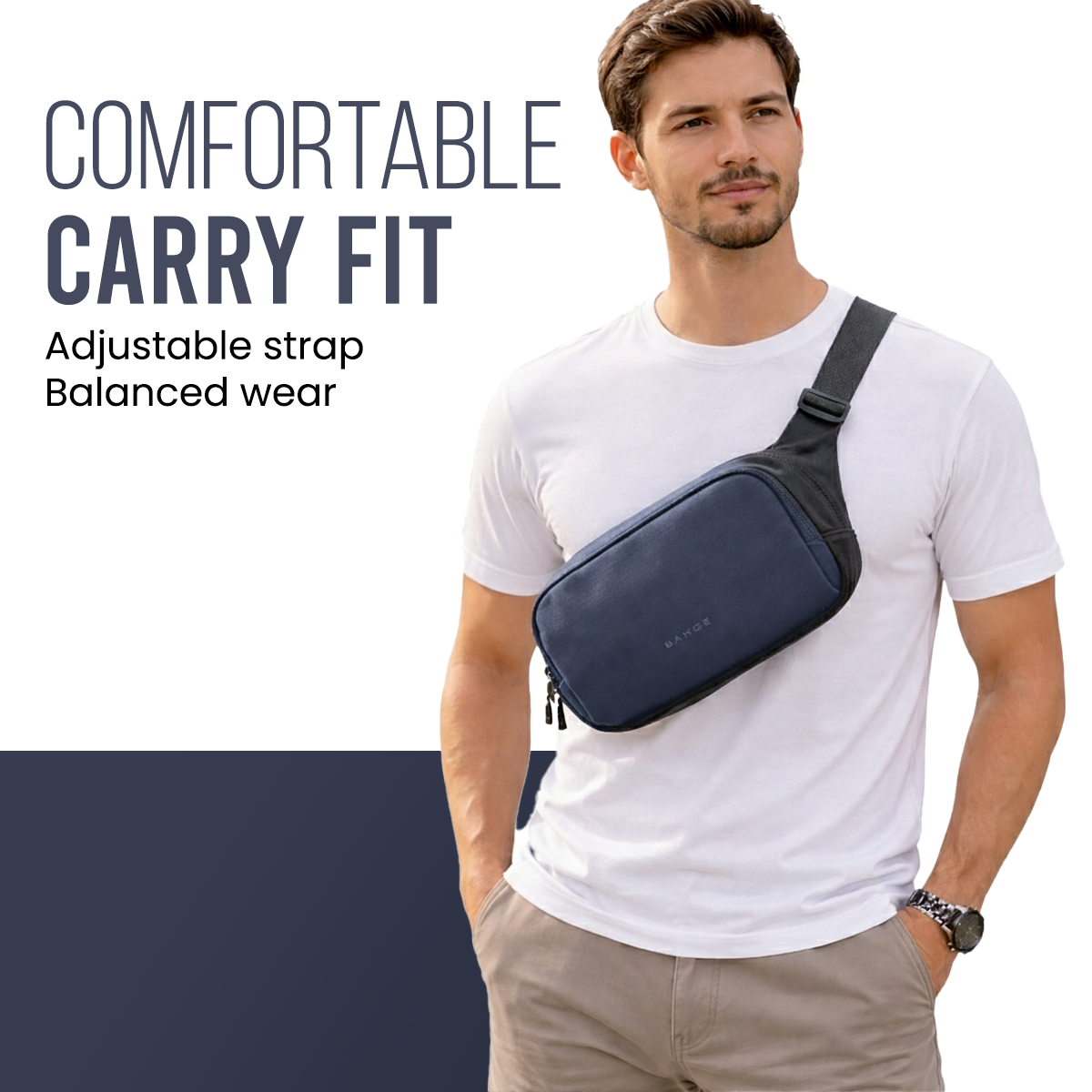 URBAN GO SLING BAG - BLUE