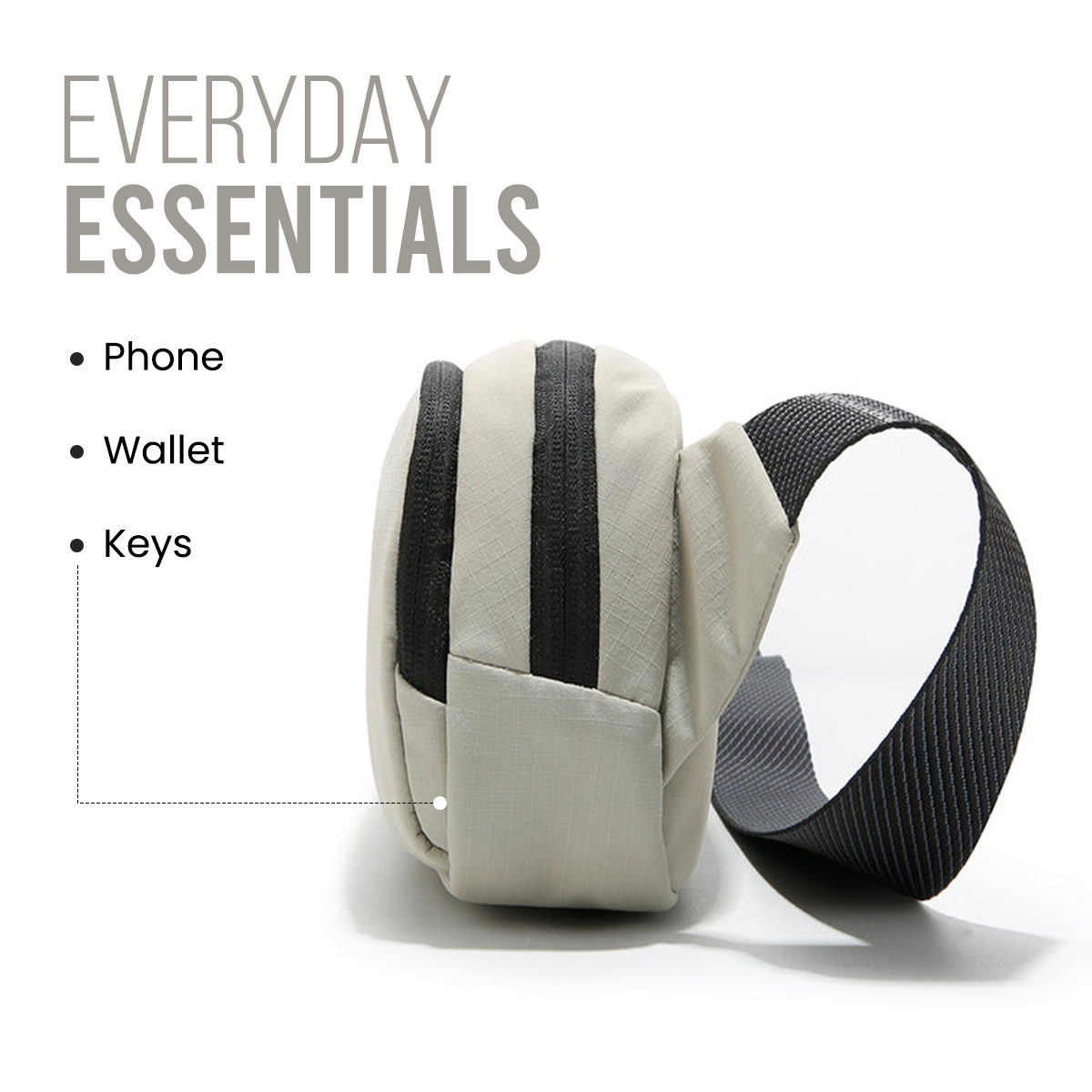 URBAN GO SLING BAG - GREY