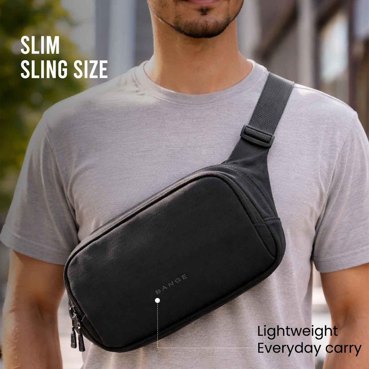 URBAN GO SLING BAG - BLACK