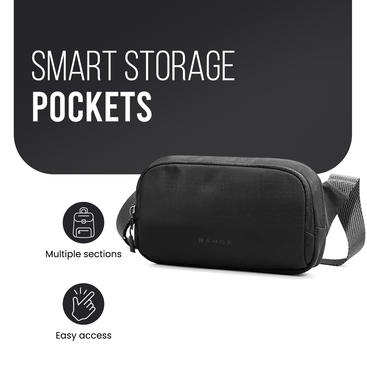 URBAN GO SLING BAG - BLACK