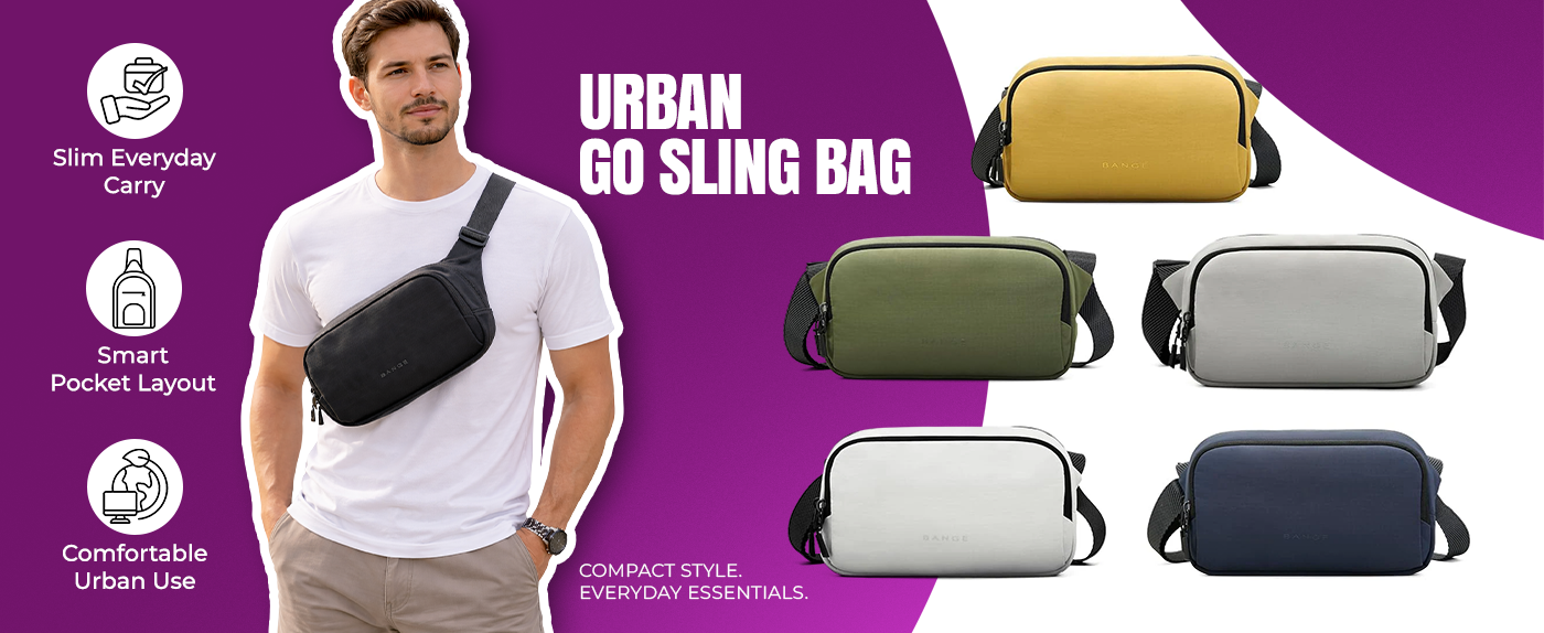 URBAN GO SLING BAG - BLACK