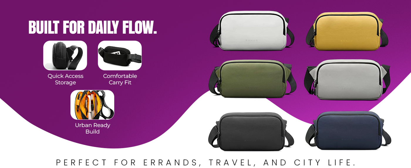 URBAN GO SLING BAG - BLACK