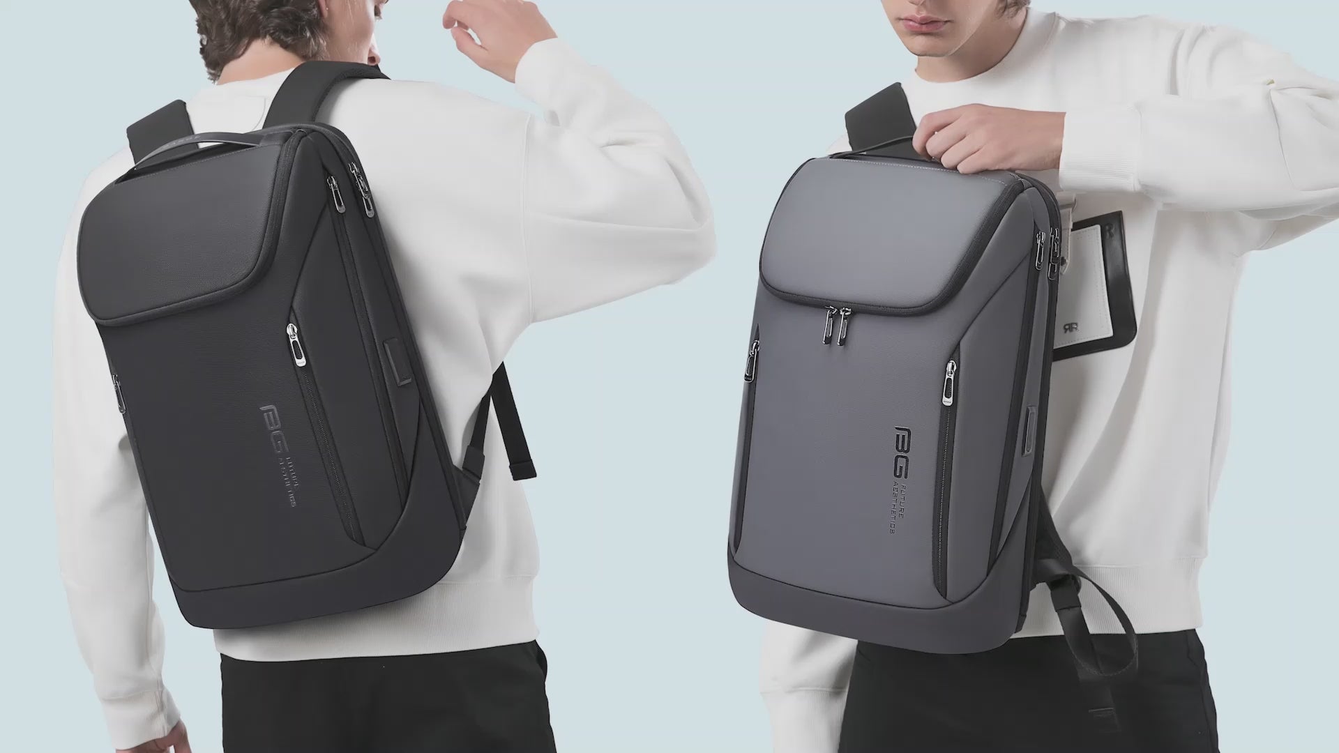 CAPTAIN BUSINESS BACKPACK - GREY - 30L